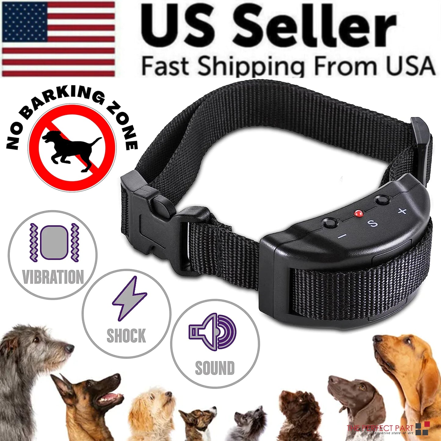 Automatic Anti Bark Shock Collar